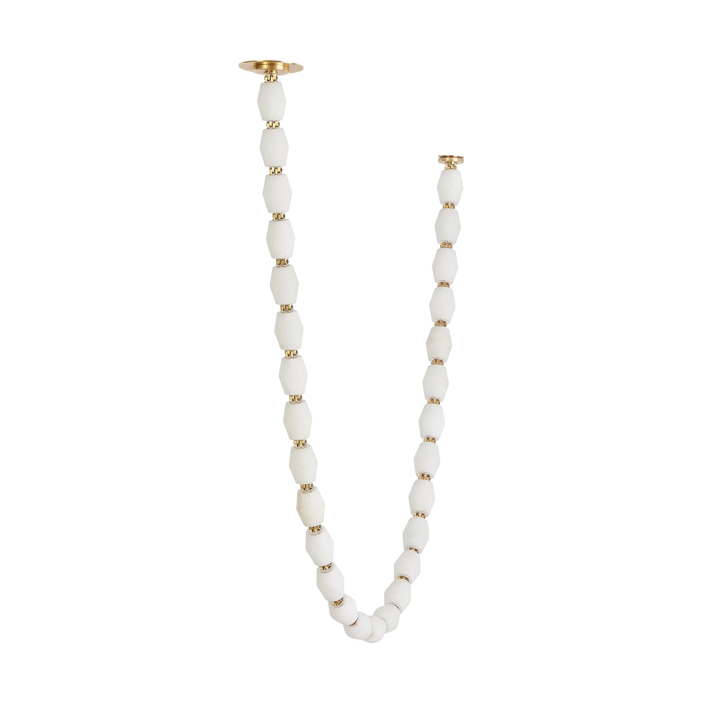 Collier 84 Alabaster LED Chandelier by Visual & Comfort & Co