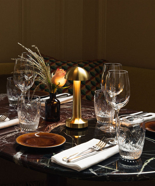 NEOZ Cooee 1c cordless table lamp, styled setting 1 (photo 1)