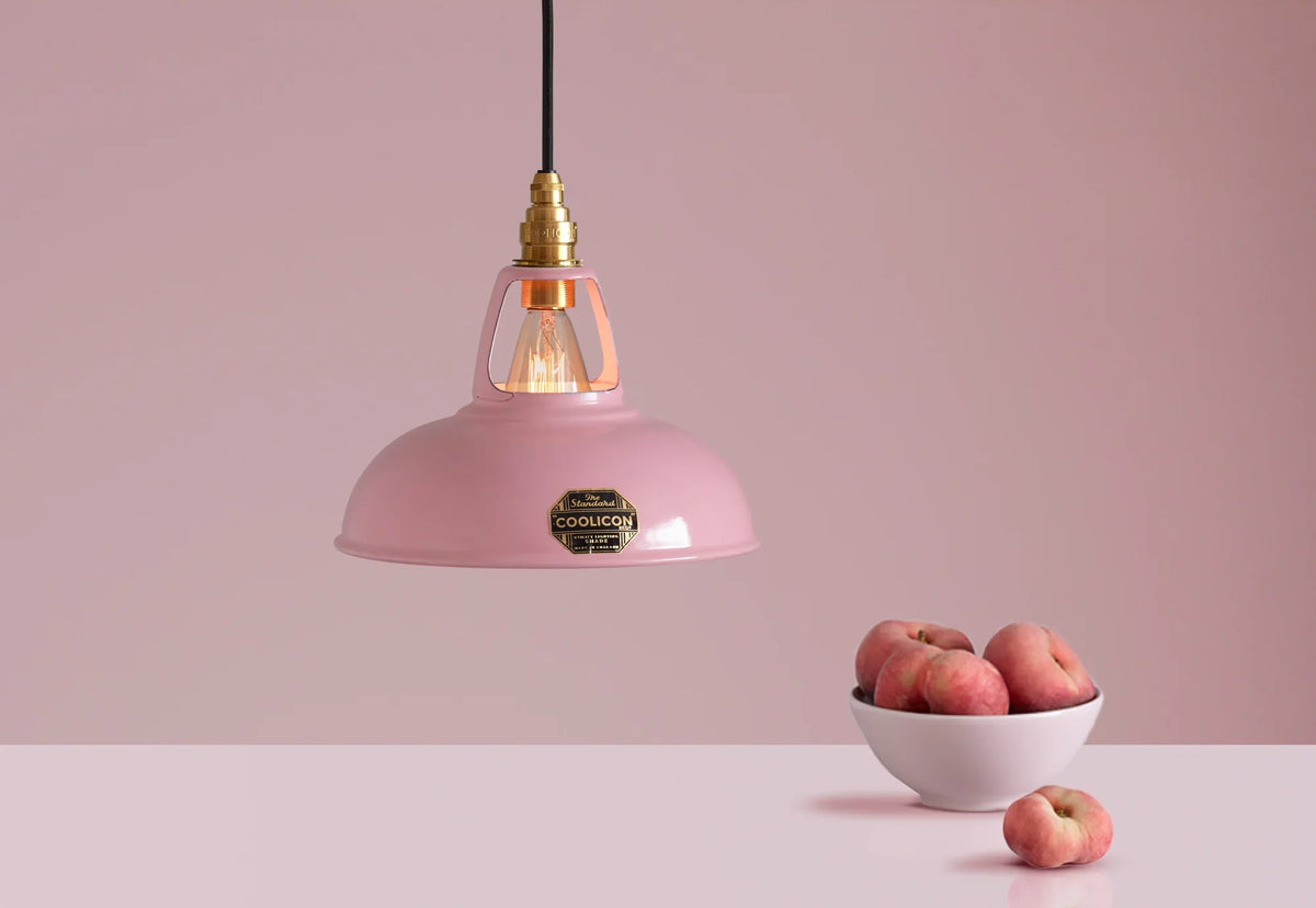 Coolicon Original Pendant light, powder pink vitreous enamel (photo 47)