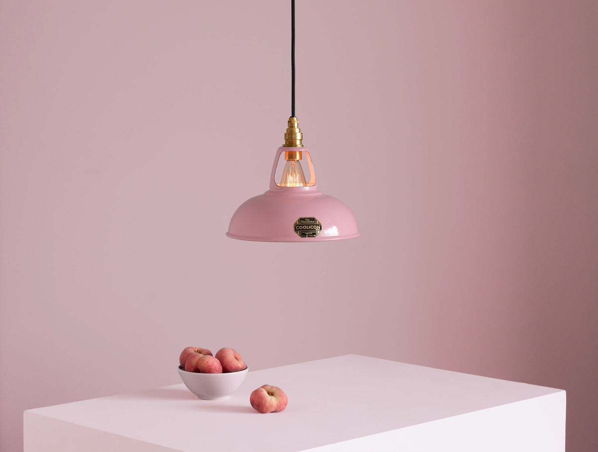 Coolicon Original Pendant light, powder pink vitreous enamel (photo 48)