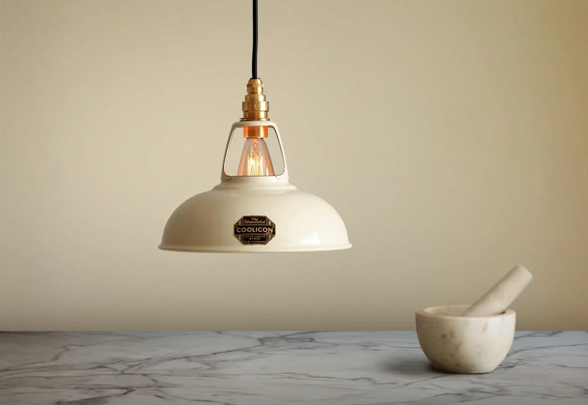 Coolicon Original Pendant light, classic cream vitreous enamel (photo 58)
