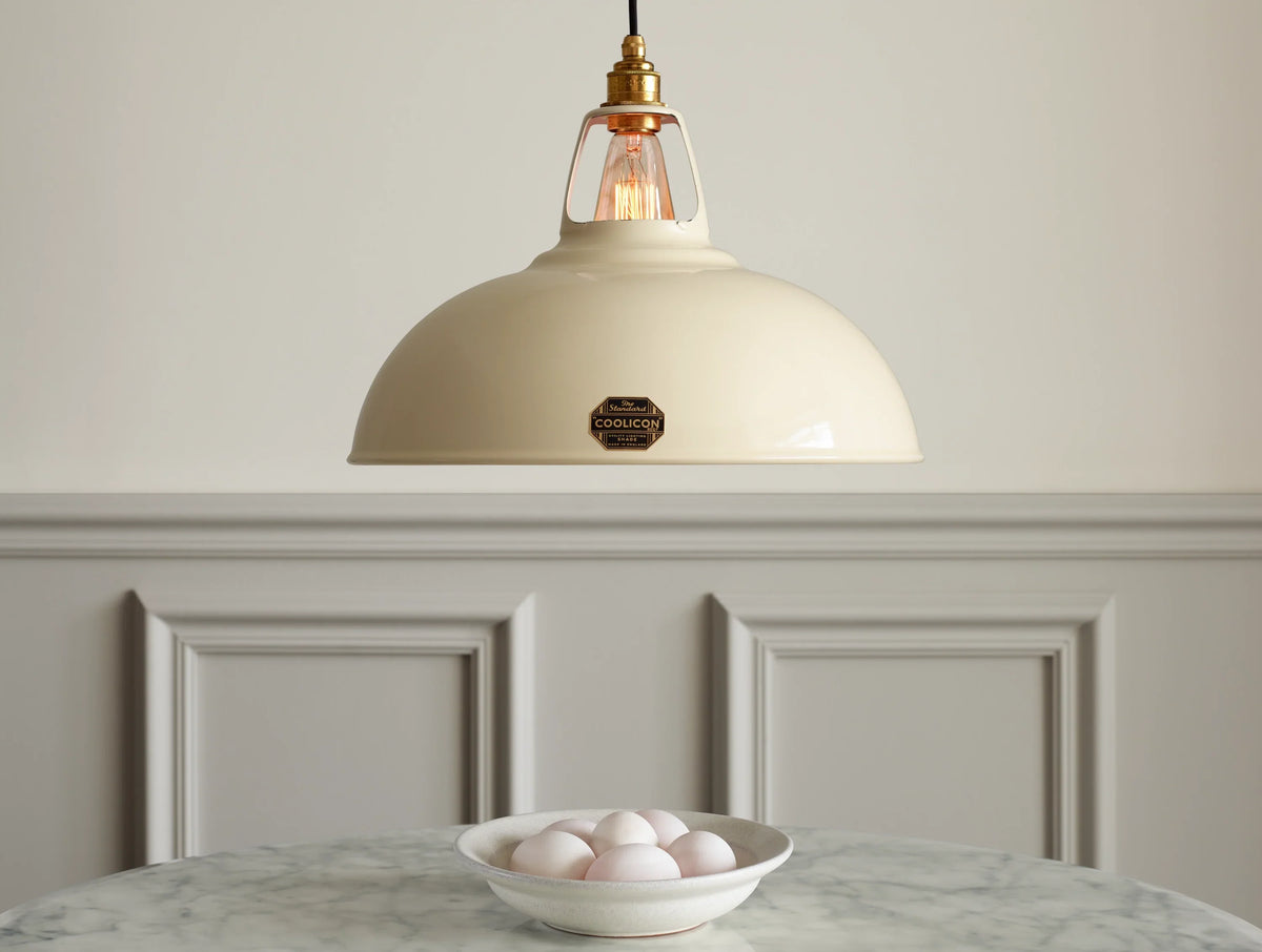 Coolicon Original Large Pendant light, classic cream vitreous enamel (photo 66)