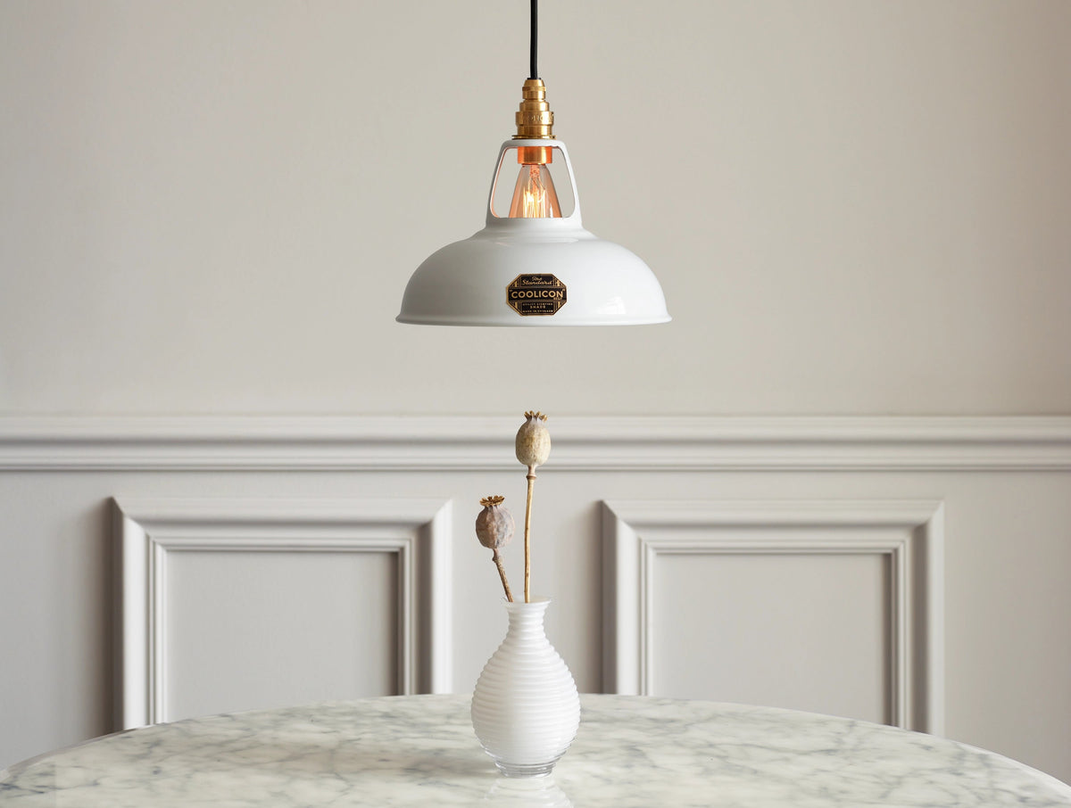 Coolicon Original Pendant light, original white vitreous enamel (photo 39)