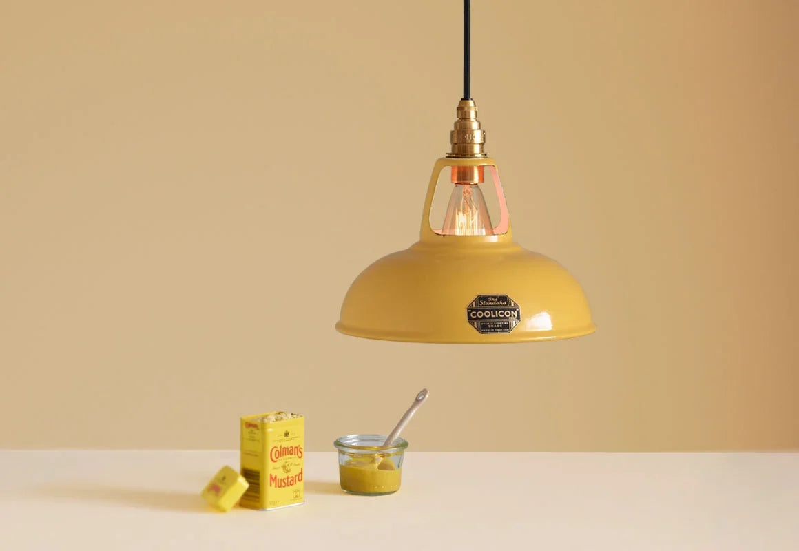 Coolicon Original Pendant light, deep yellow vitreous enamel (photo 40)