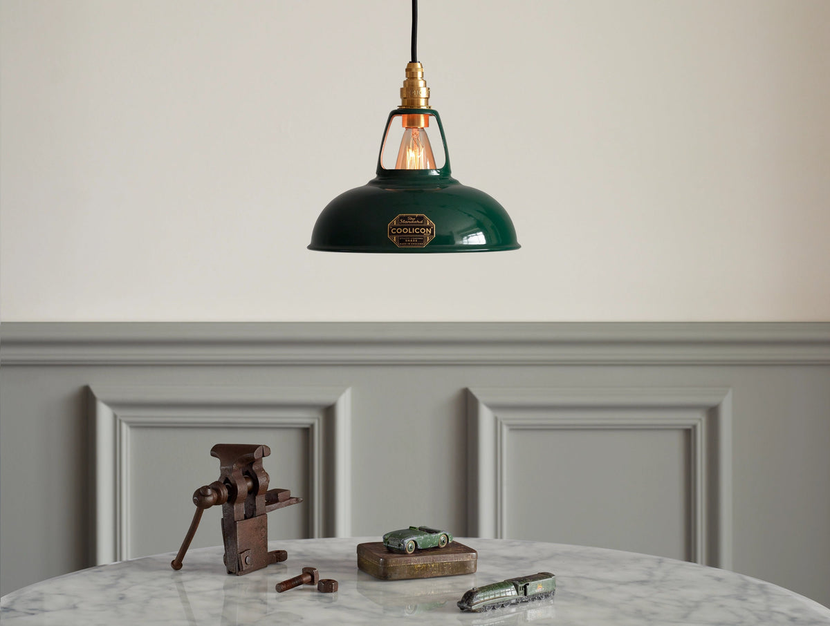 Coolicon Original Pendant light, original green vitreous enamel (photo 26)