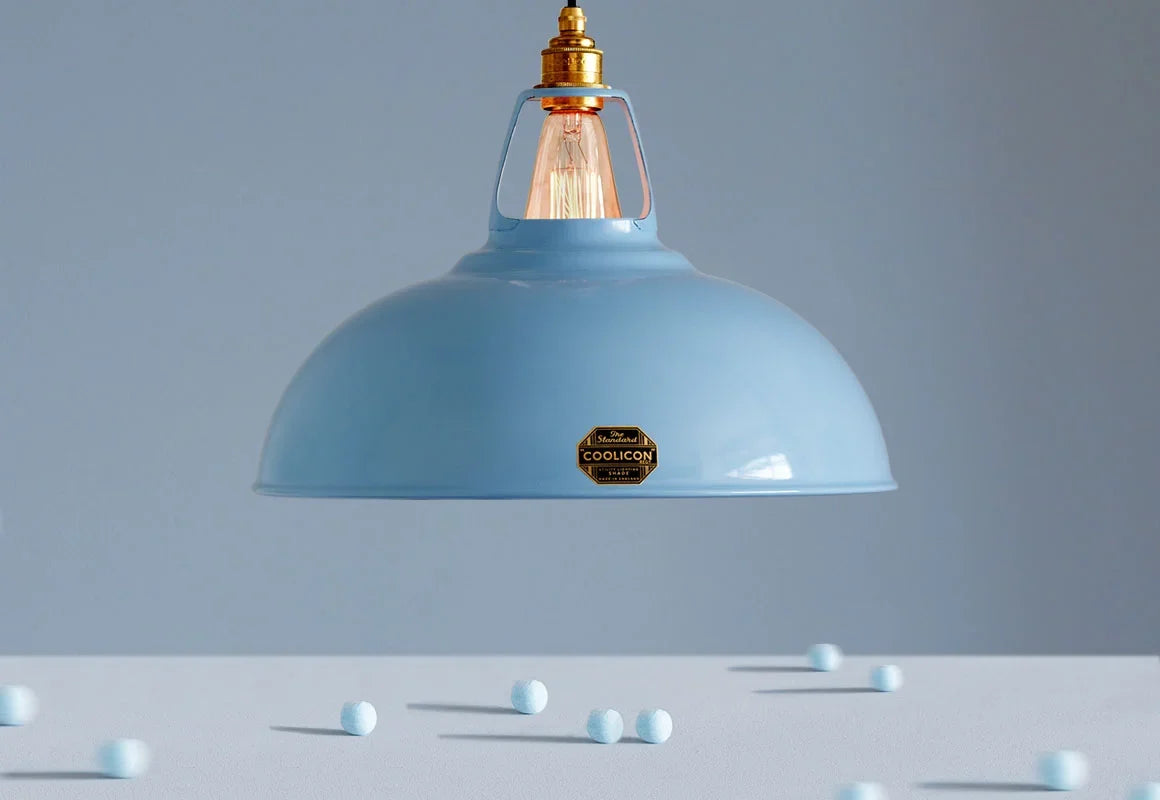 Coolicon Original Large Pendant light, sky blue vitreous enamel (photo 40)