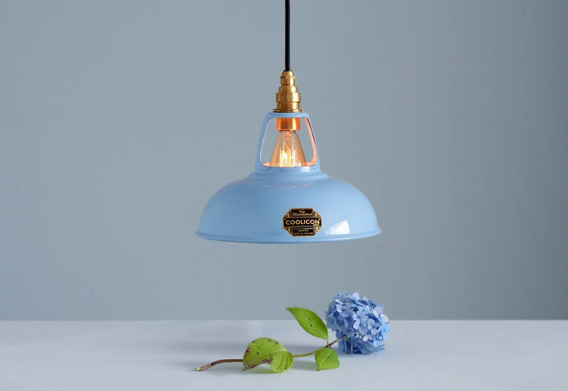 Coolicon Original Pendant light, sky blue vitreous enamel (photo 34)