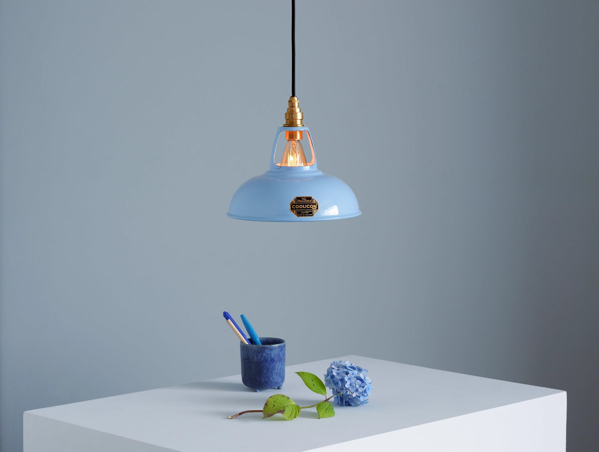 Coolicon Original Pendant light, sky blue vitreous enamel (photo 35)