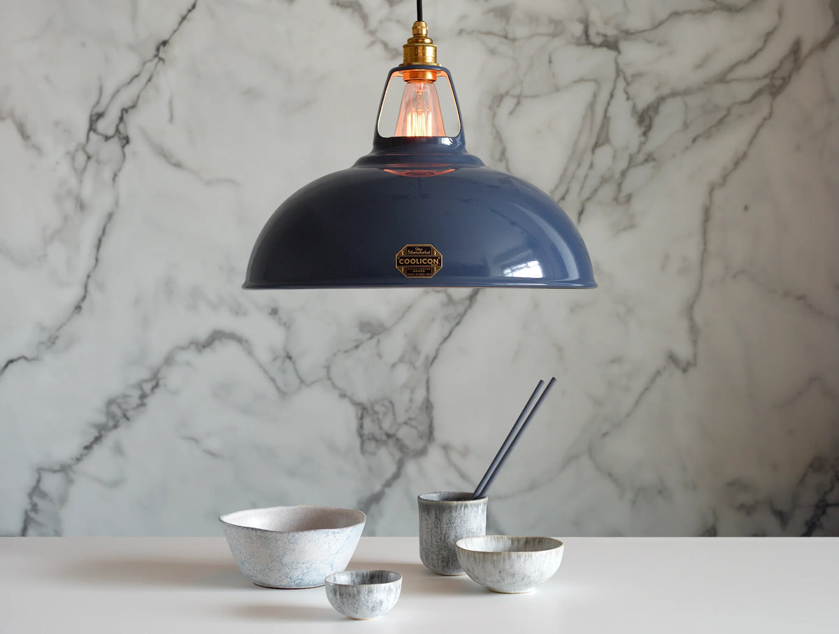 Coolicon Original Large Pendant light, selvedge vitreous enamel (photo 57)