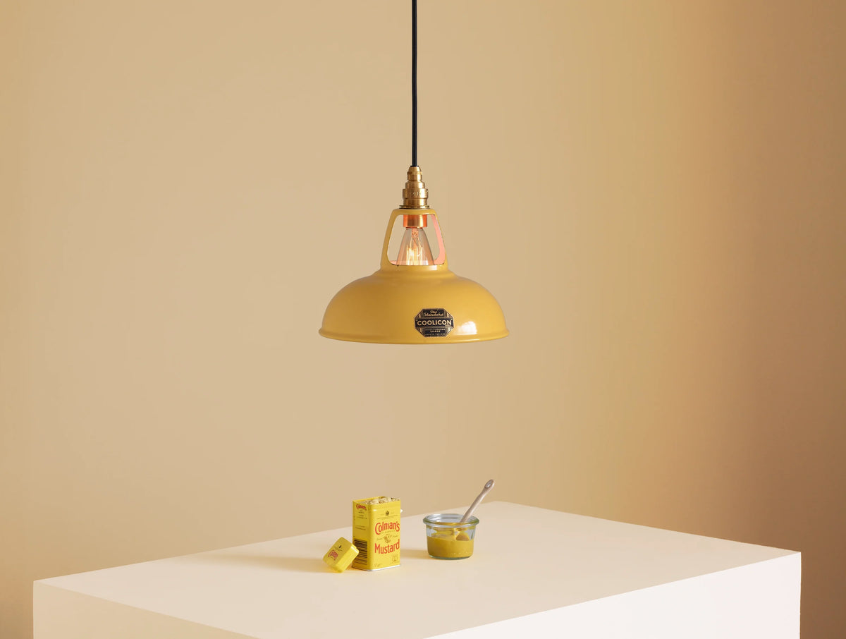 Coolicon Original Pendant light, deep yellow vitreous enamel (photo 41)