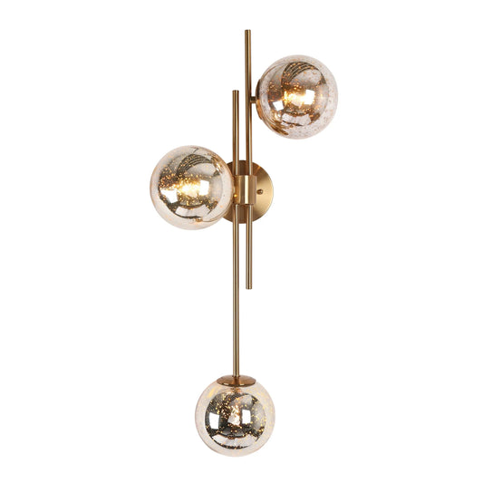 Crithmum 3 Light Brass Wall Sconce - LNC Home