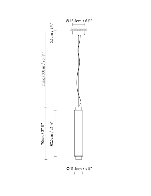 B.lux Slim Skin SV700 dimension drawing