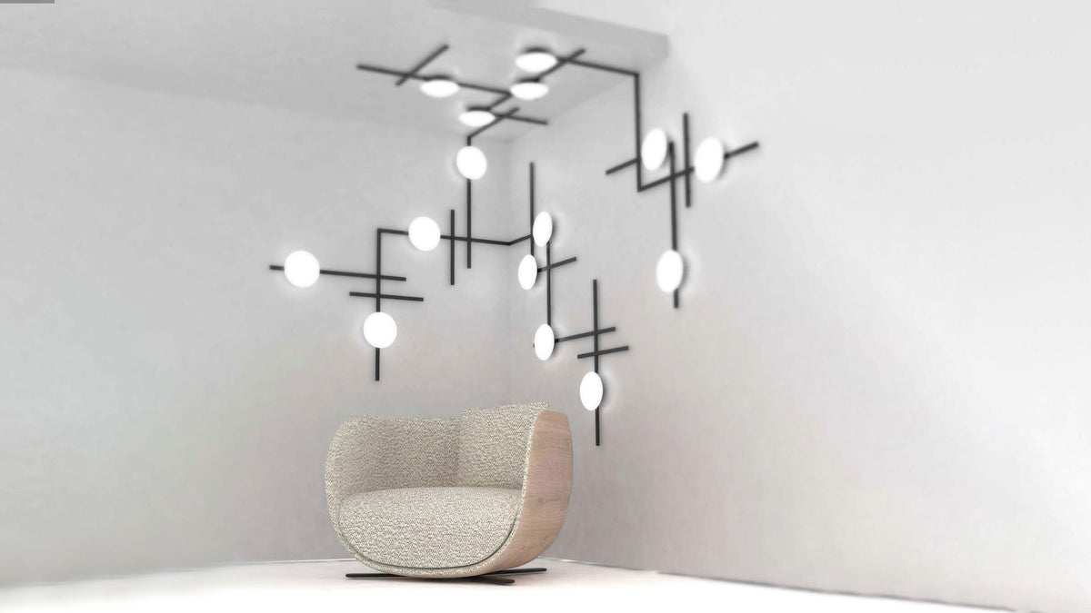 Crosshatch pendant lamp by Brad Ascalon