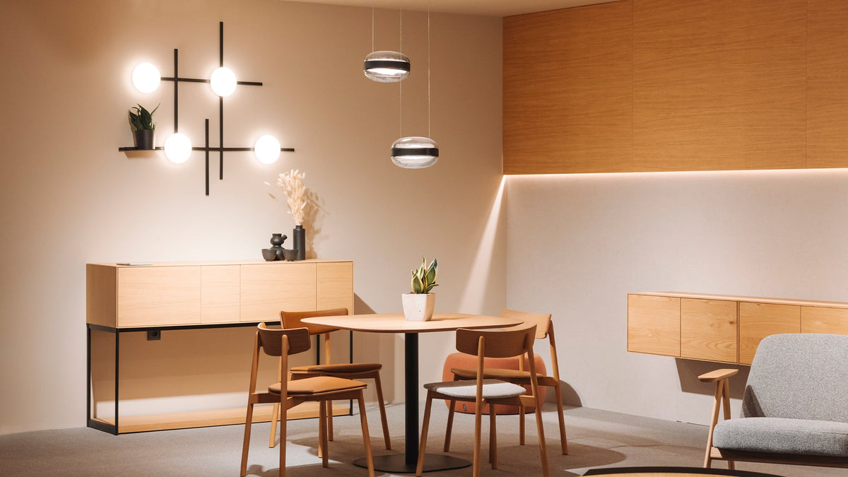 Crosshatch ceiling and wall lamp by Brad Ascalon
