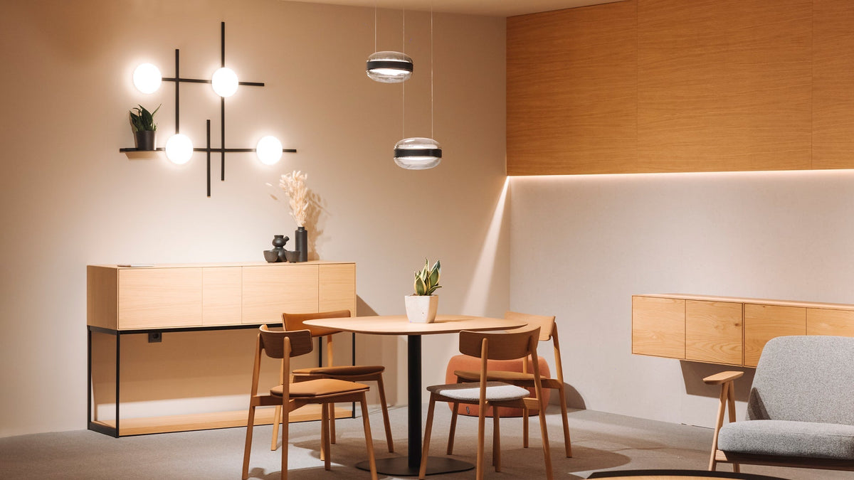 Crosshatch ceiling and wall lamp by Brad Ascalon