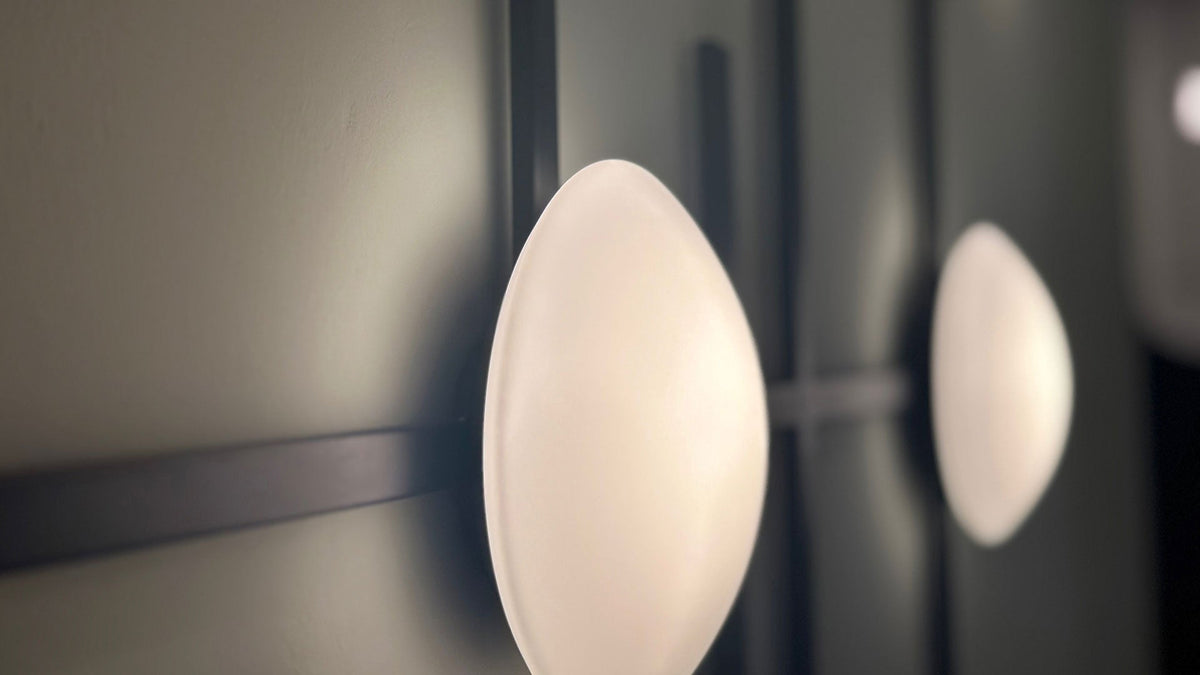 Crosshatch ceiling and wall lamp by Brad Ascalon