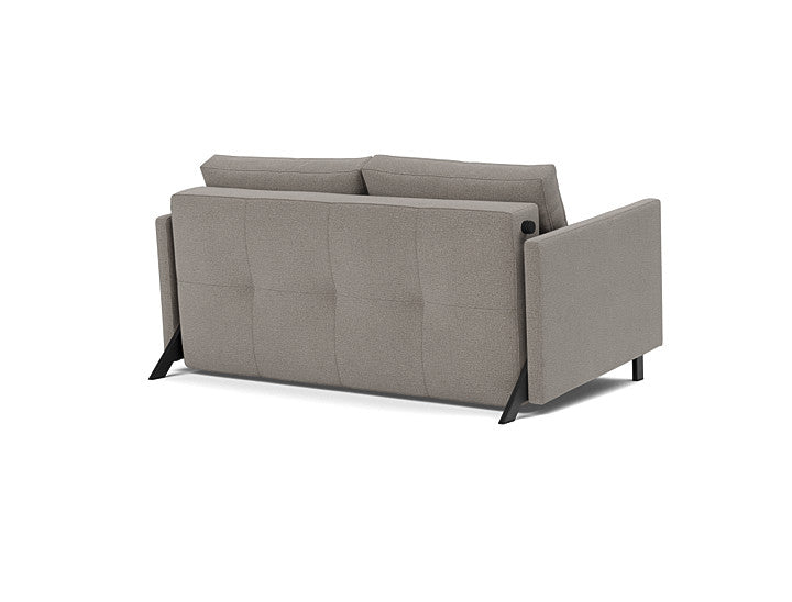 Modern Innovation Living Cubed sleeper sofa in grey polyester fabric