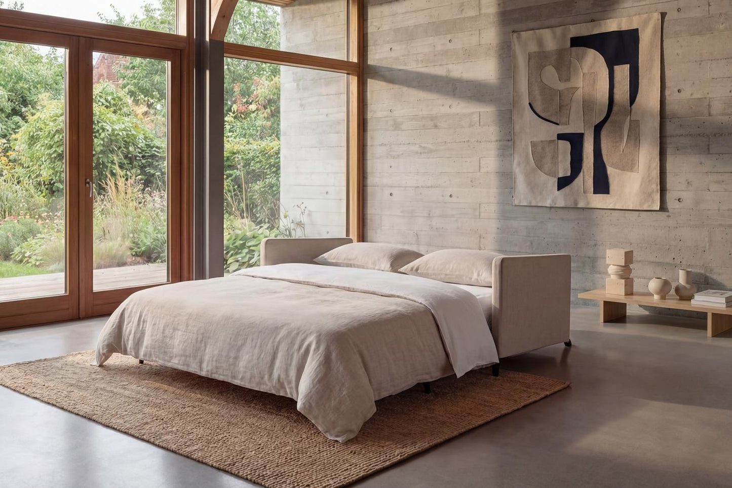 Innovation Living Cubed convertible sofa with full-size bed