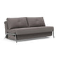 Cubed Queen Sofa Bed With Aluminum Legs 95-744029 Innovation Living USA