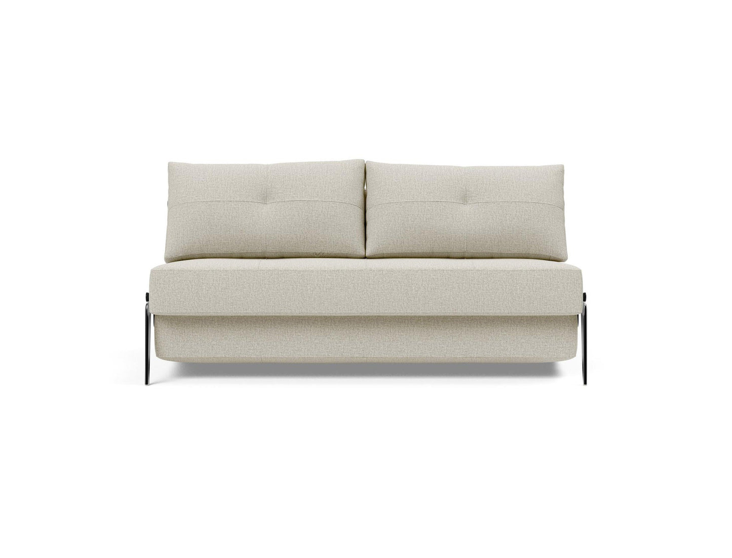 Cubed Queen Sofa Bed With Aluminum Legs 95-744029 Innovation Living USA