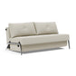 Cubed Queen Sofa Bed With Aluminum Legs 95-744029 Innovation Living USA