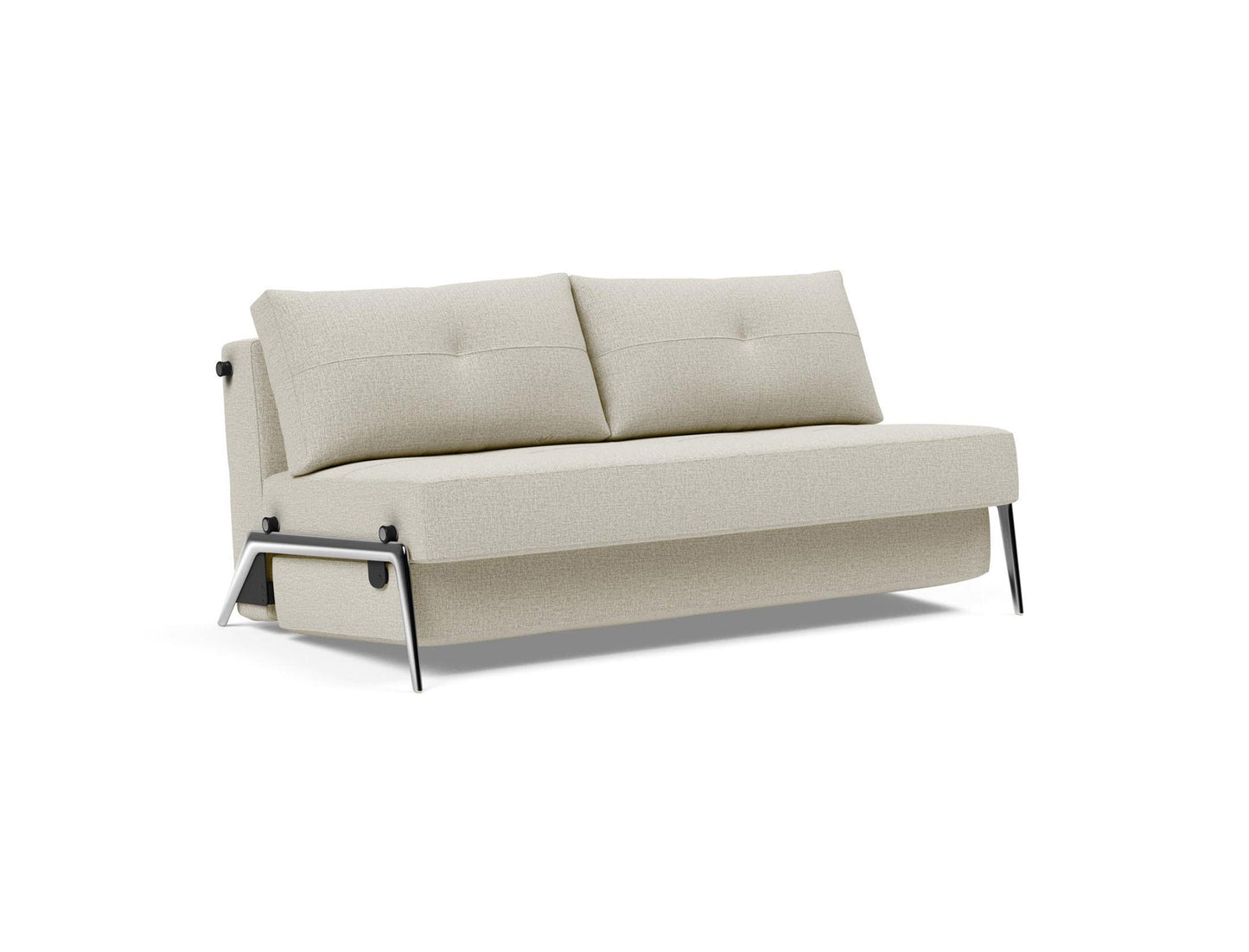 Cubed Queen Sofa Bed With Aluminum Legs 95-744029 Innovation Living USA