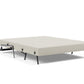 Cubed Queen Sofa Bed With Aluminum Legs 95-744029 Innovation Living USA