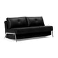 Cubed Queen Sofa Bed With Aluminum Legs 95-744029 Innovation Living USA