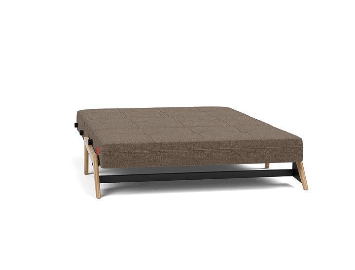 Contemporary sofa bed in 411 Esina Cedar Brown for living rooms, guest rooms and home offices