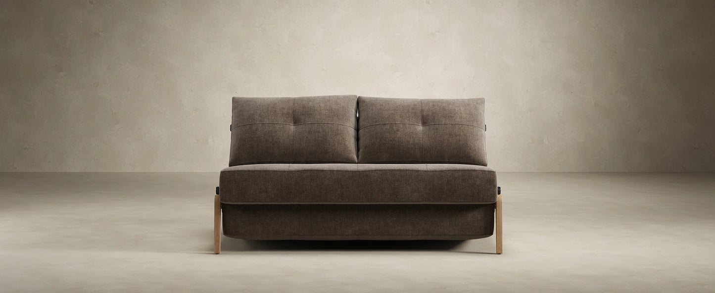 Modern living room featuring the Cubed sleeper sofa