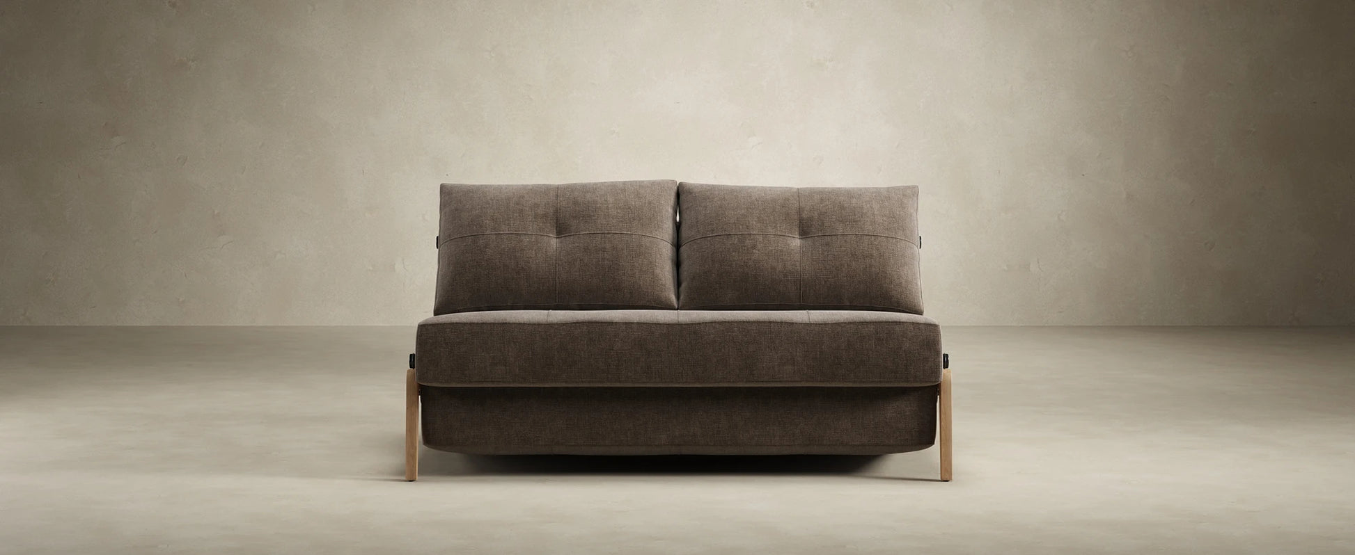 Modern living room featuring the Cubed sleeper sofa