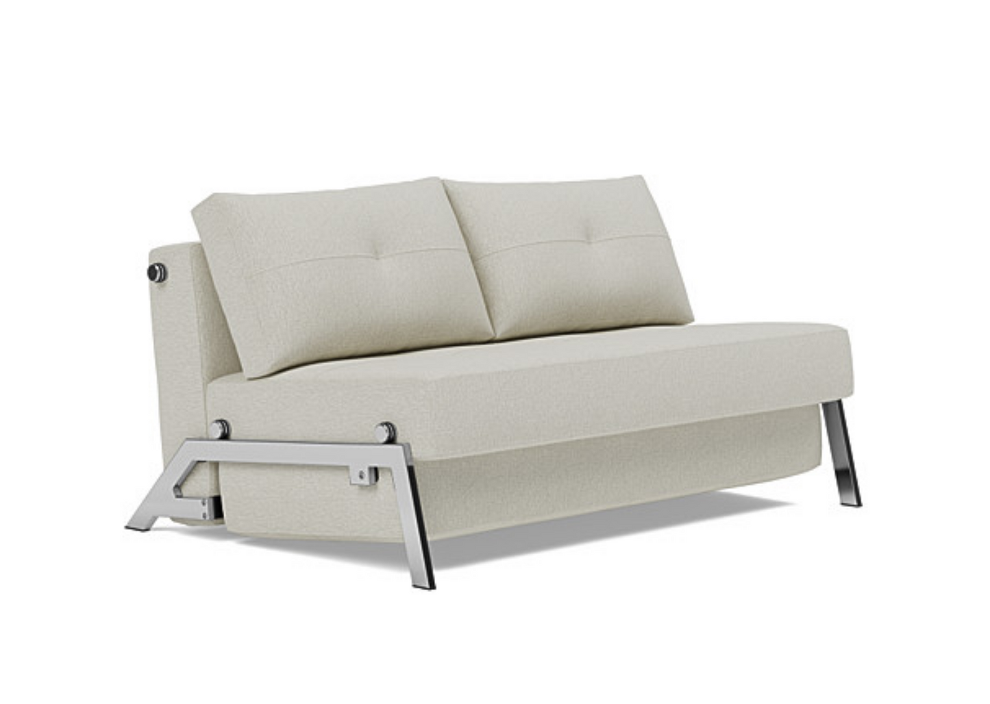 Front view of the Cubed Full Size Sleeper Sofa in 527 Mixed Dance Natural