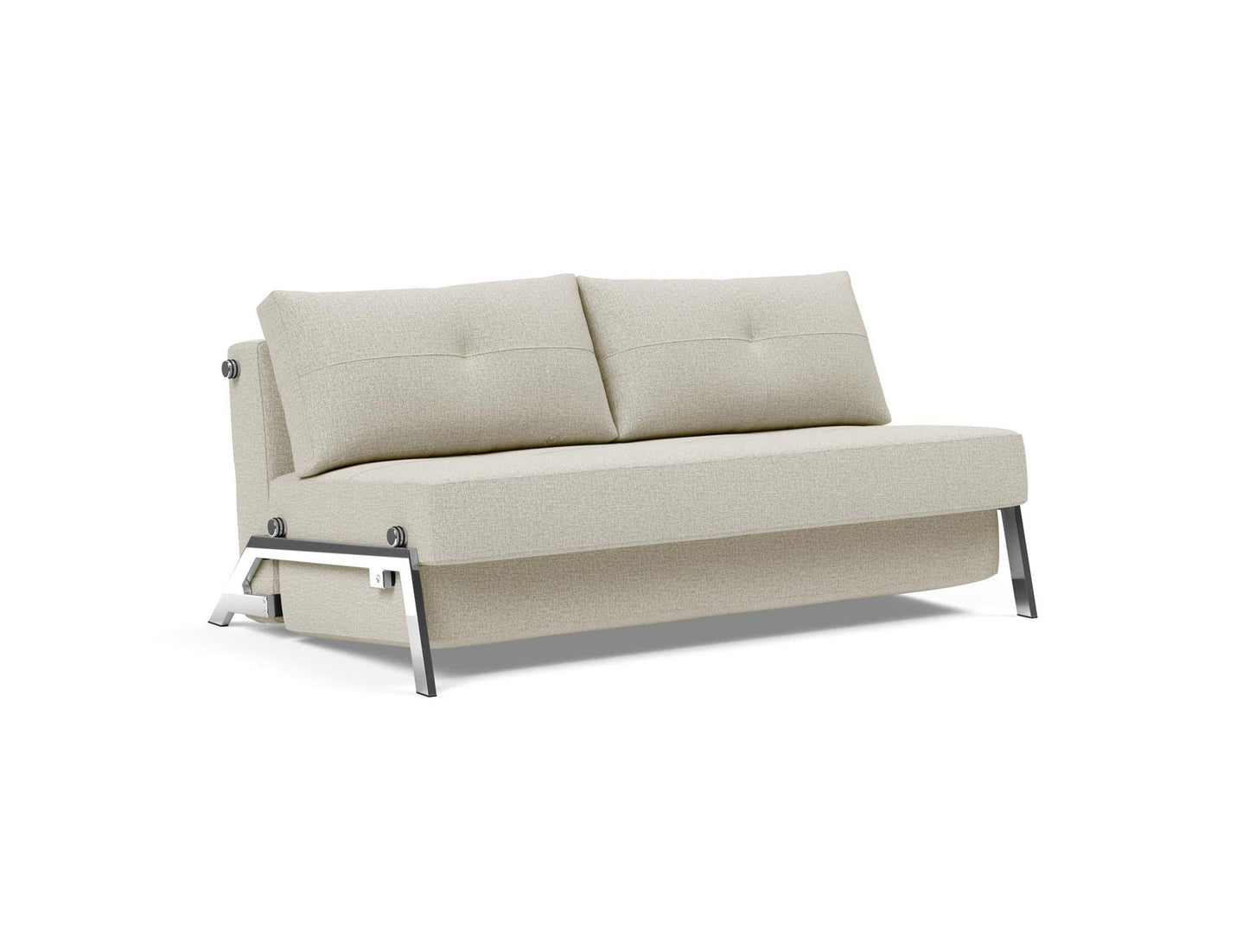 Cubed Queen Sofa Bed With Chrome Legs 95-744029 Innovation Living USA