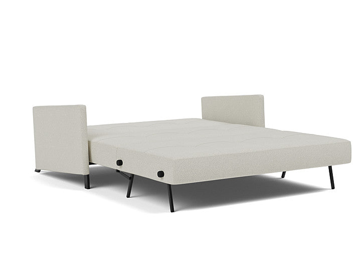 Premium woven upholstery in 527 Mixed Dance Natural for modern sofas