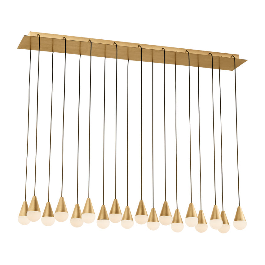 Cupola Slch51630 Alabaster Dining Chandelier by Visual & Comfort & Co