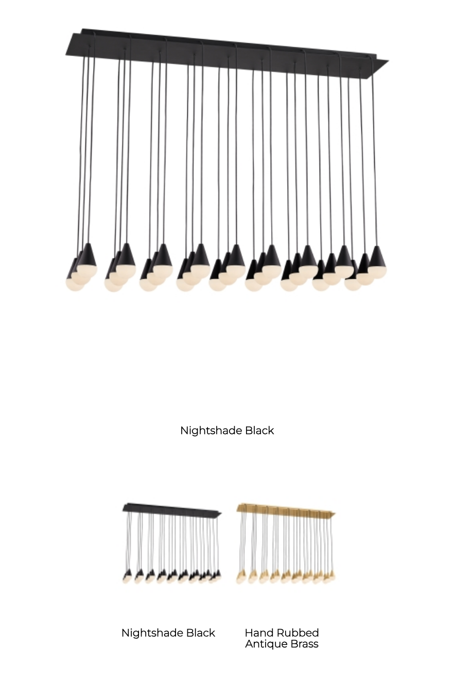 Commercial Luxury Alabaster 27 Light Chandelier by Visual & Comfort & Co