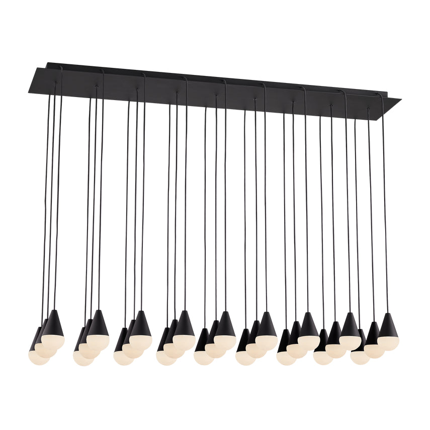 Commercial Luxury Alabaster 27 Light Chandelier by Visual & Comfort & Co