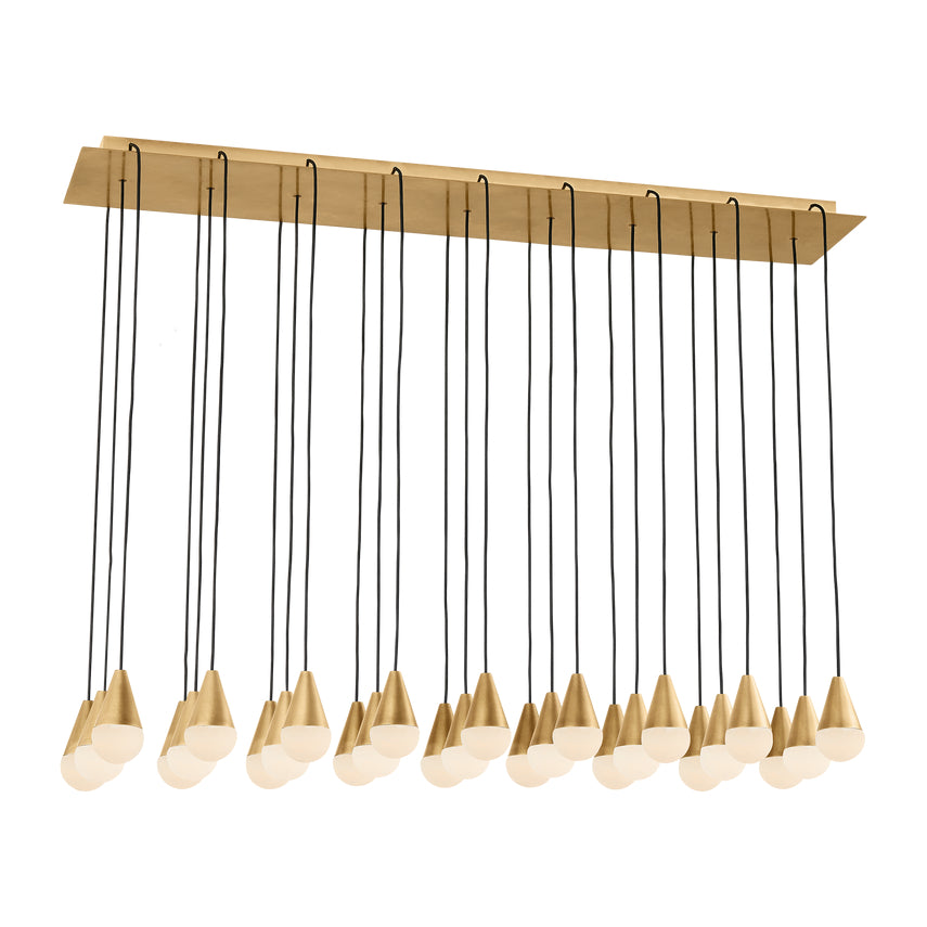 Commercial Luxury Alabaster 27 Light Chandelier by Visual & Comfort & Co
