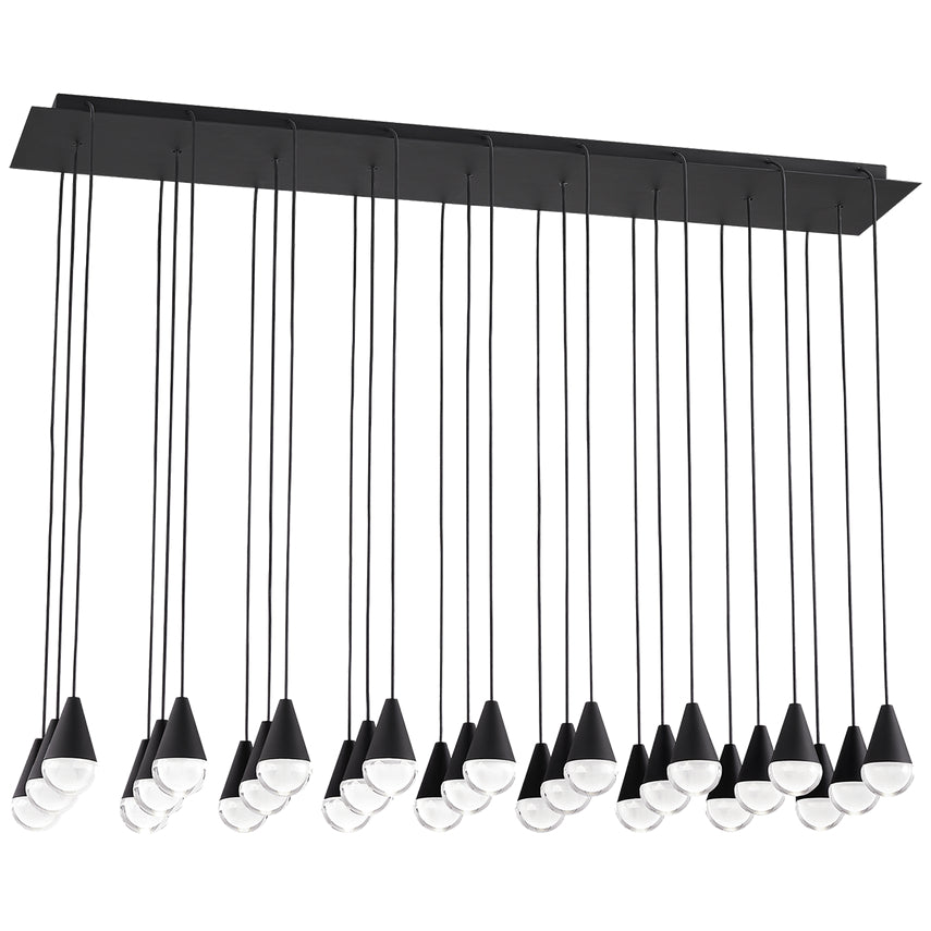 Cupola 27 Light Linear LED Chandelier 700Trspcpa27 by Visual & Comfort & Co