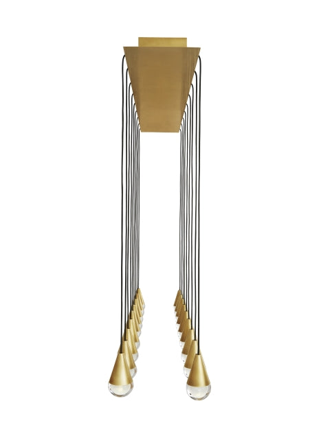 Cupola Slch51630 Alabaster Dining Chandelier by Visual & Comfort & Co