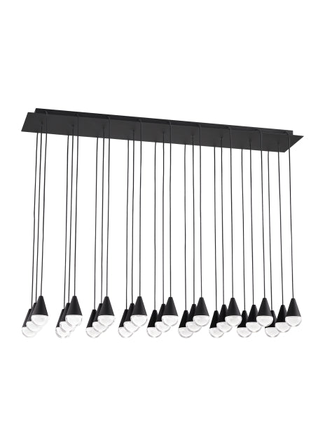 Cupola 27 Light Linear LED Chandelier 700Trspcpa27 by Visual & Comfort & Co