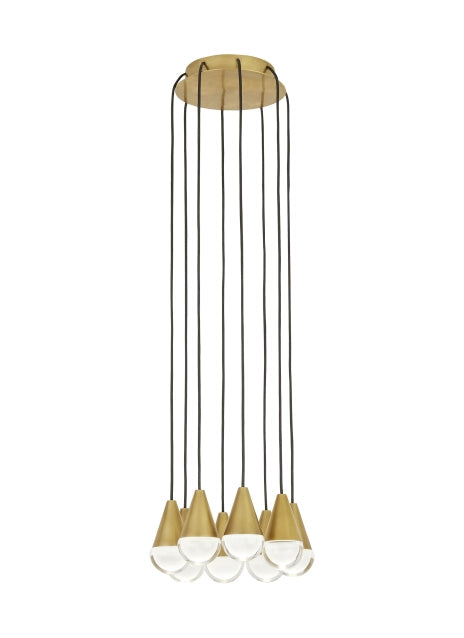 Cupola 8 Light Adjustable Chandelier by Visual & Comfort & Co