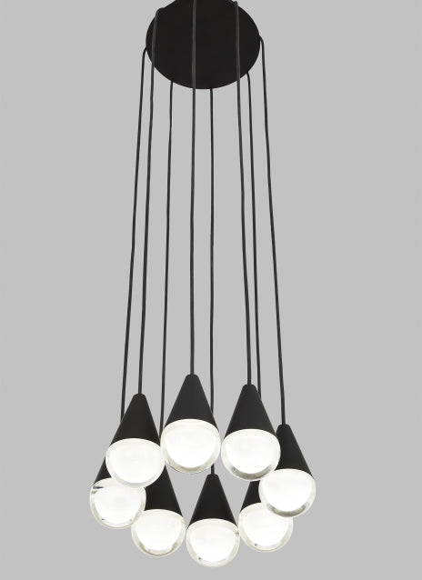 Cupola 8 Light Adjustable Chandelier by Visual & Comfort & Co