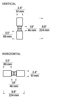 Cylinders Head by Visual & Comfort & Co