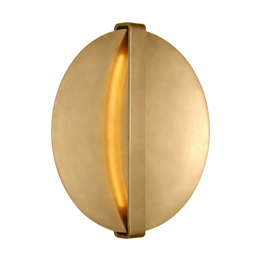 Cymbal Indirect LED Brass Sconce by Visual & Comfort & Co