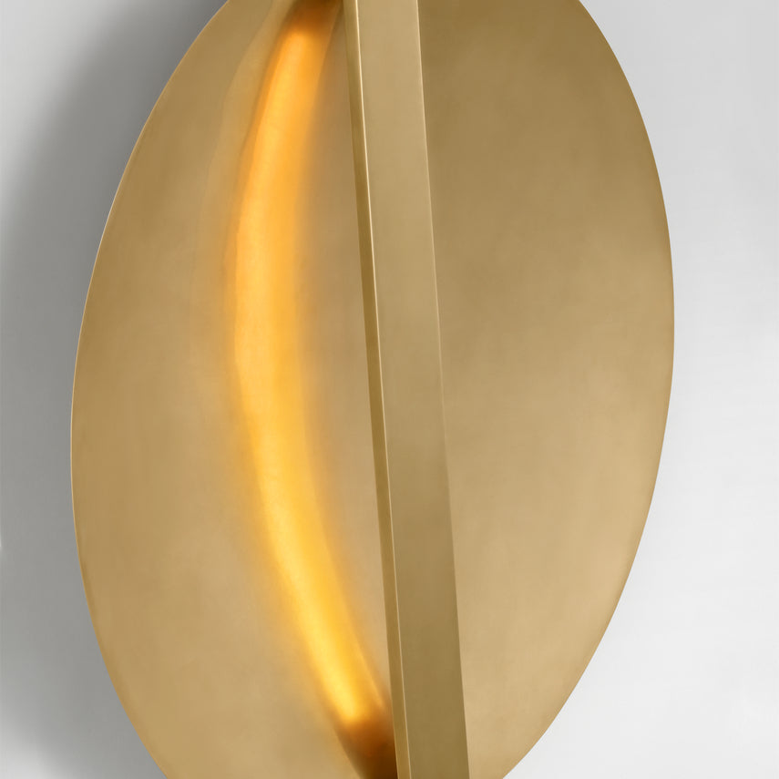 Cymbal Indirect LED Brass Sconce by Visual & Comfort & Co