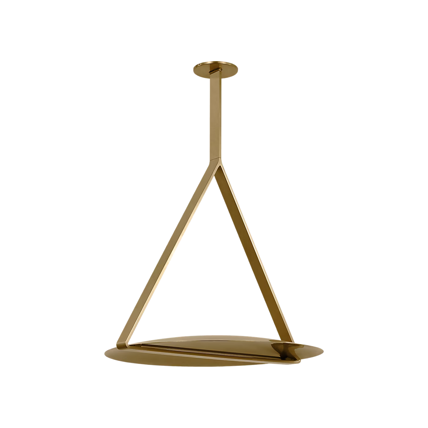 Natural brass cabinet handle with warm brushed finish for modern kitchens