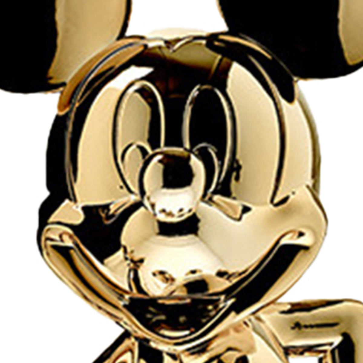 Leblon Delienne Mickey Welcome sculpture in Chromed Gold, 12 inch – view 7