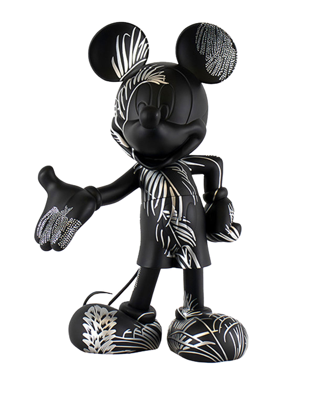 Leblon Delienne Star Style Mickey by Martyn Lawrence Bullard sculpture in Black & Grey, 12 inch – view 2
