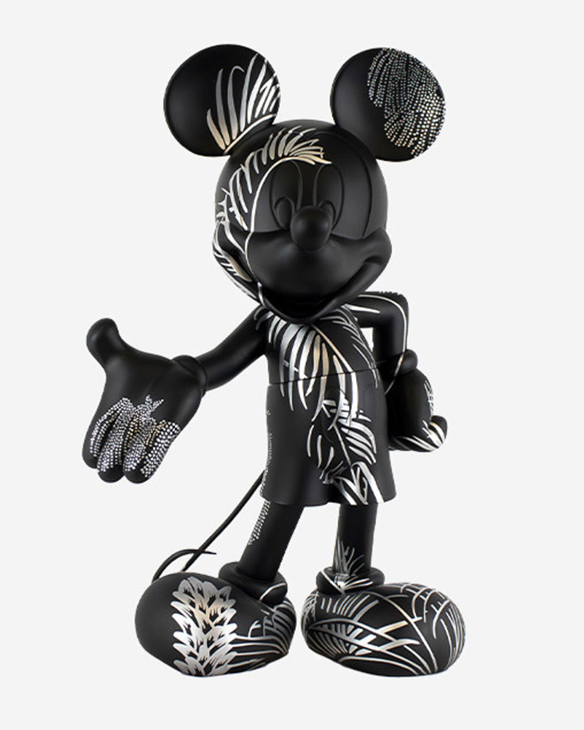 Leblon Delienne Star Style Mickey by Martyn Lawrence Bullard sculpture in Black & Grey, 12 inch – view 4
